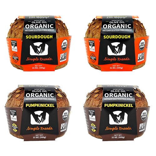 (2) Sourdough, (2) Pumpkinickel