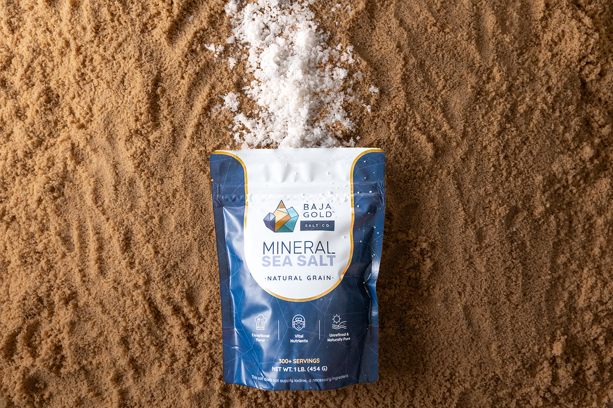 Bay Salt Baja Gold Mineral Sea Salt 1lb – Official Barbara O'Neill
