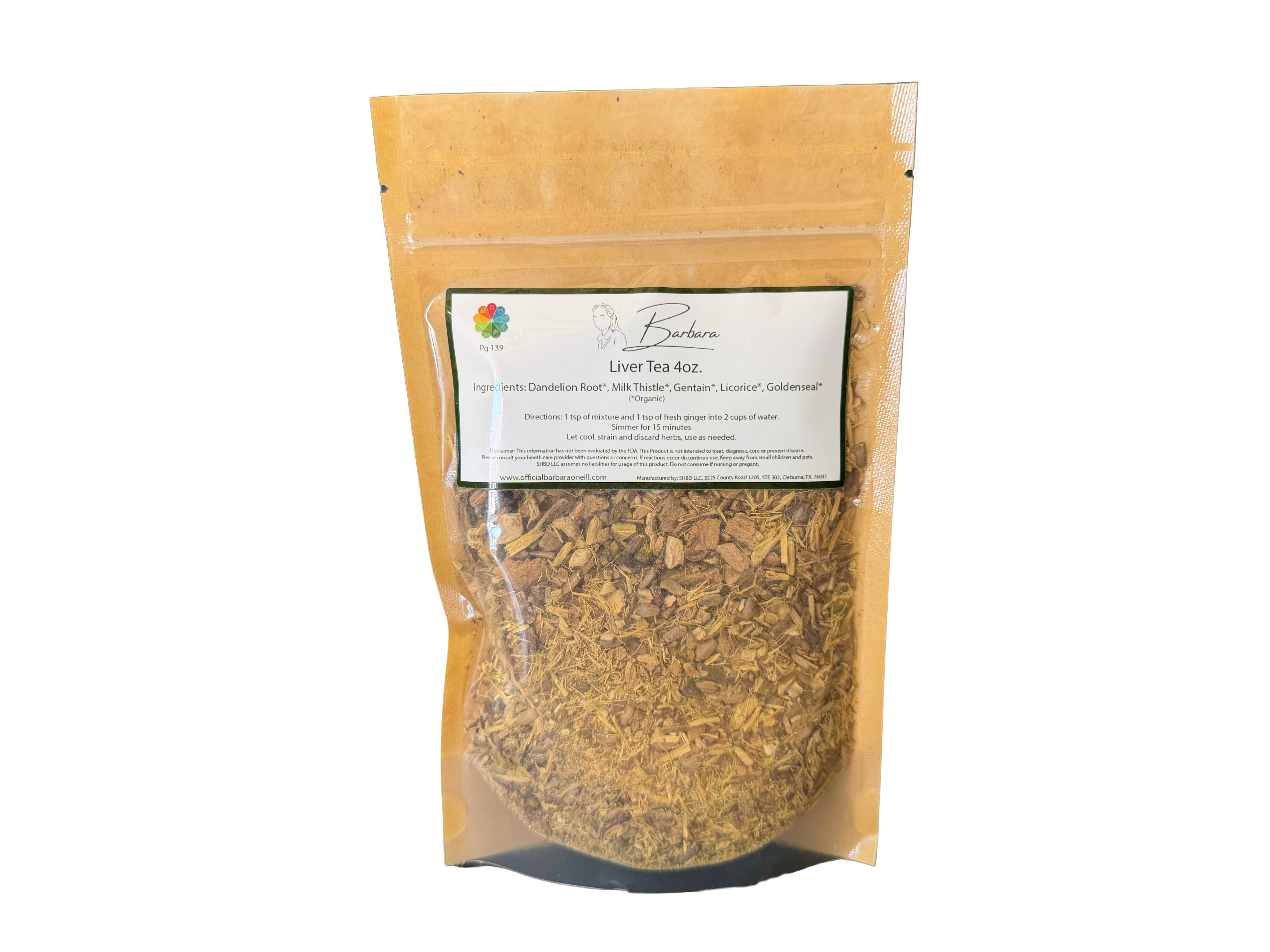 Organic Liver Detox Tea - 4oz