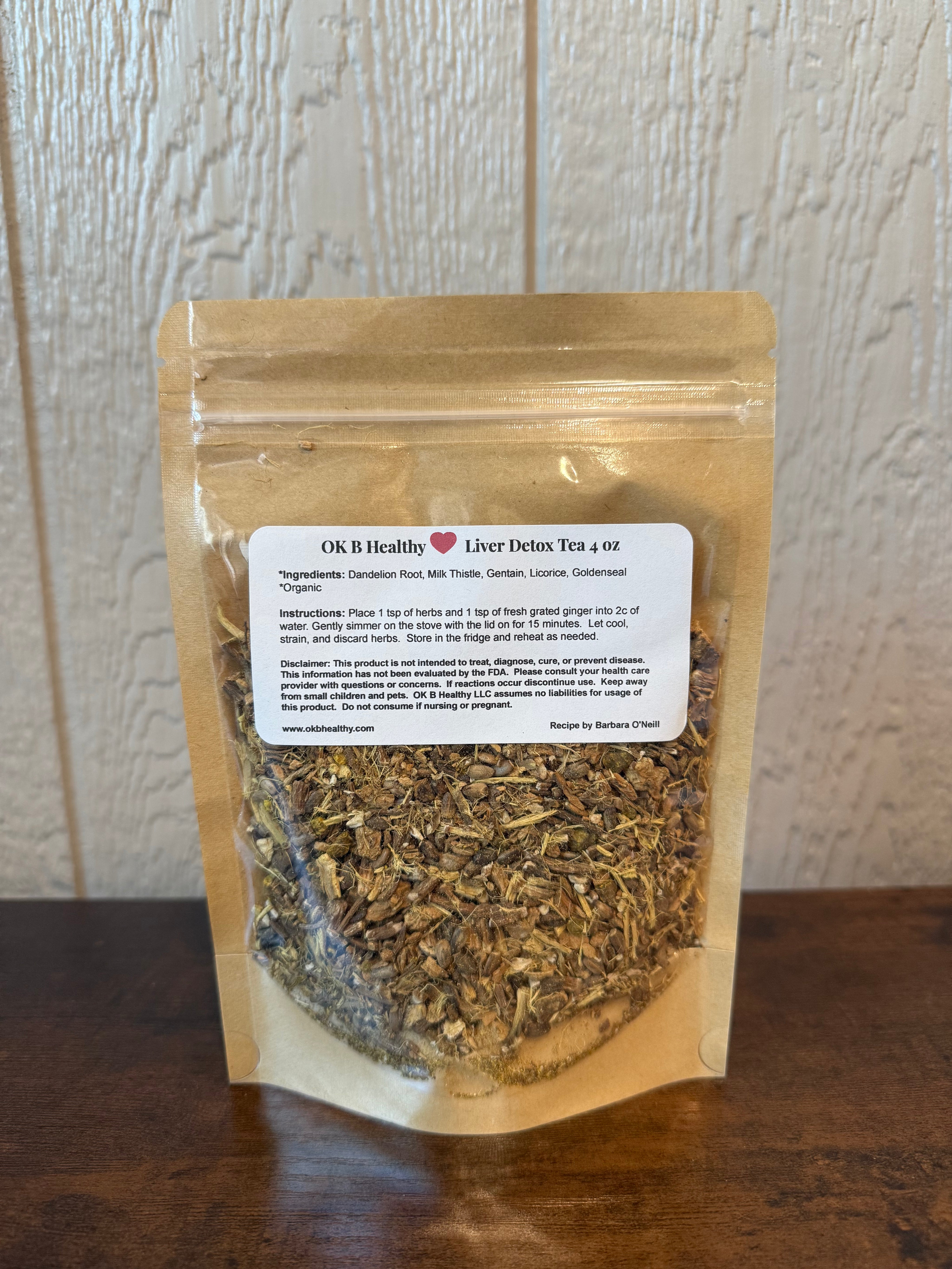 Organic Liver Detox Tea - 4oz