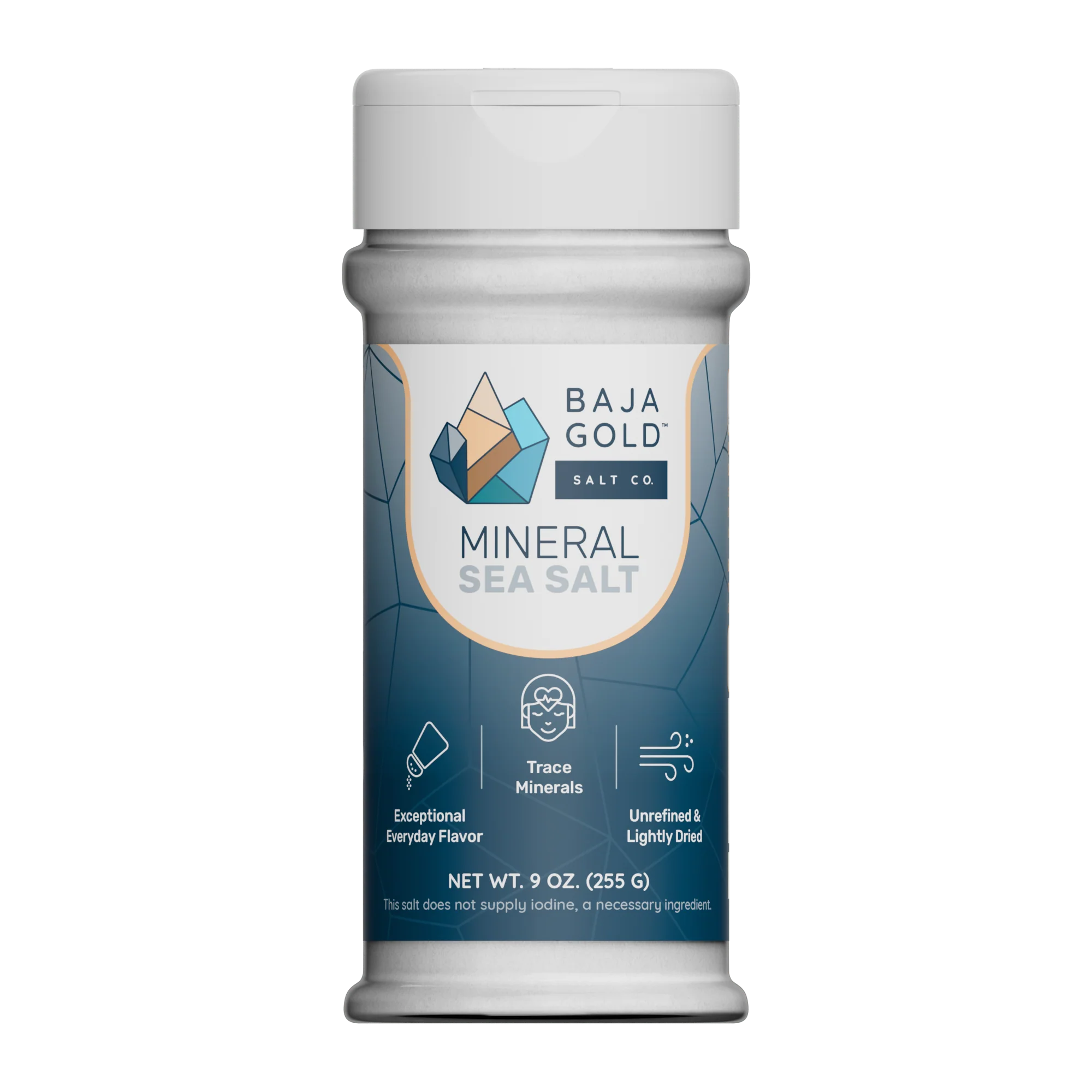 Baja Gold Mineral Sea Salt Shaker 9oz