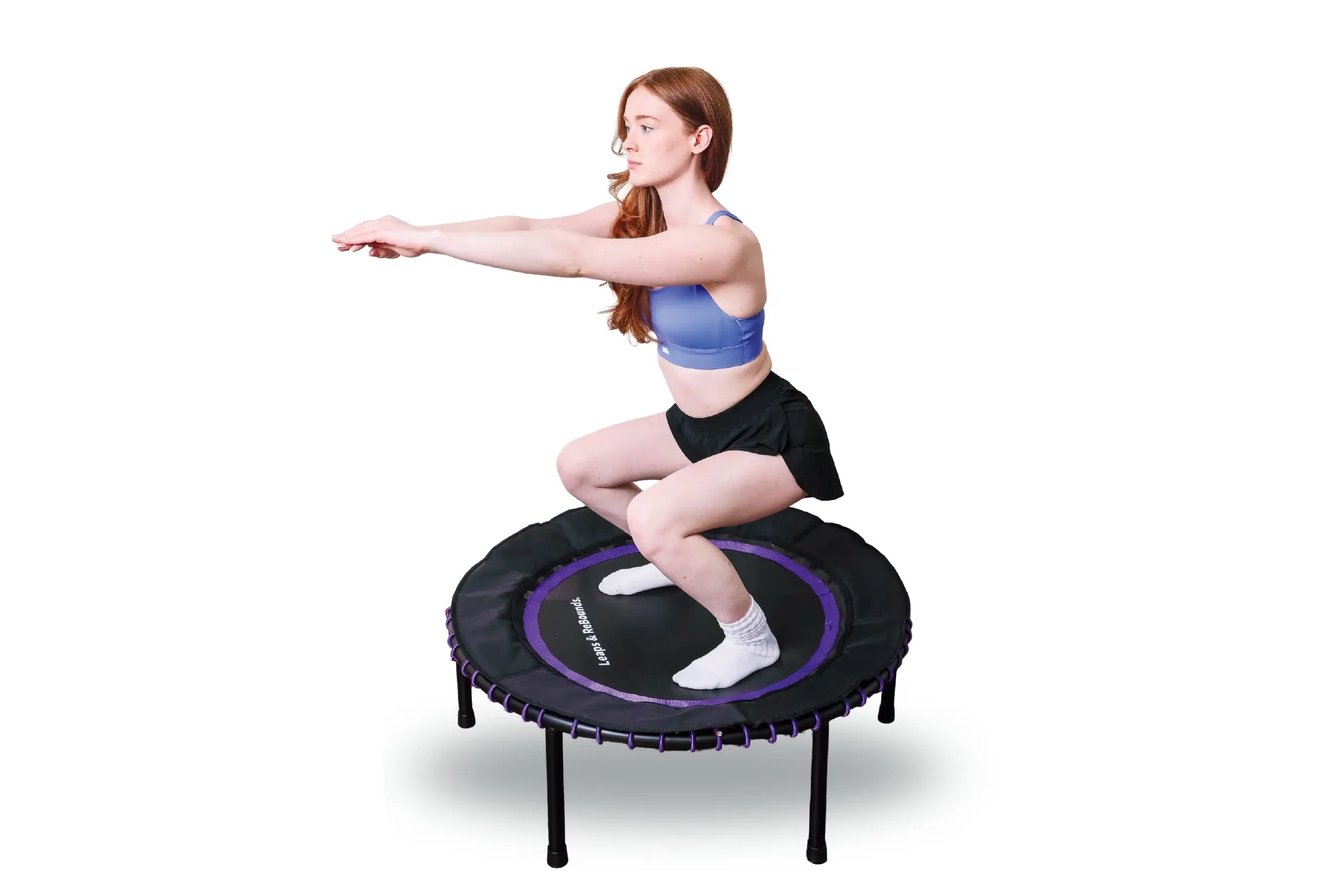 Mini Trampoline Rebounder for Adults - Fitness Trampoline
