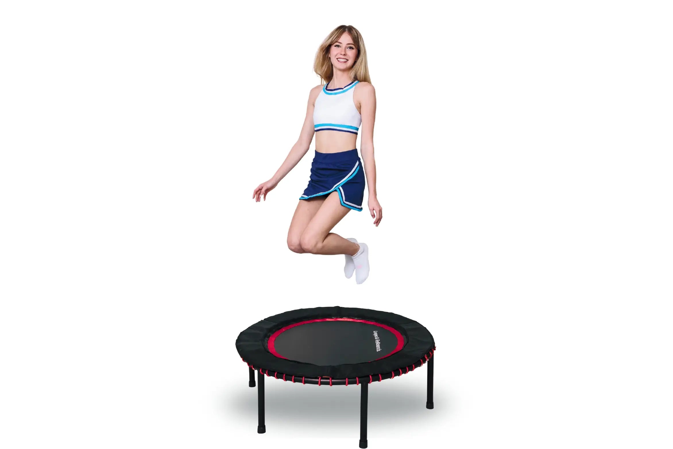 Mini Trampoline Rebounder for Adults - Fitness Trampoline